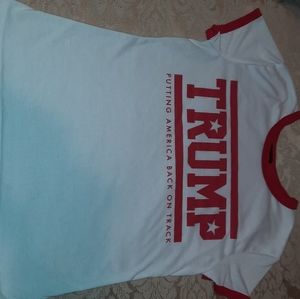 Buy 4 get 1 free Trump Puttingut America Back On Track T-shirt Size S